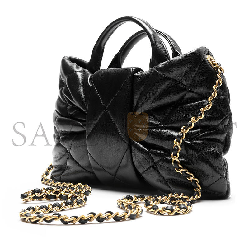 CHANEL MINI BOW BAG SHINY LAMBSKIN AS5849 (26*18*5cm)